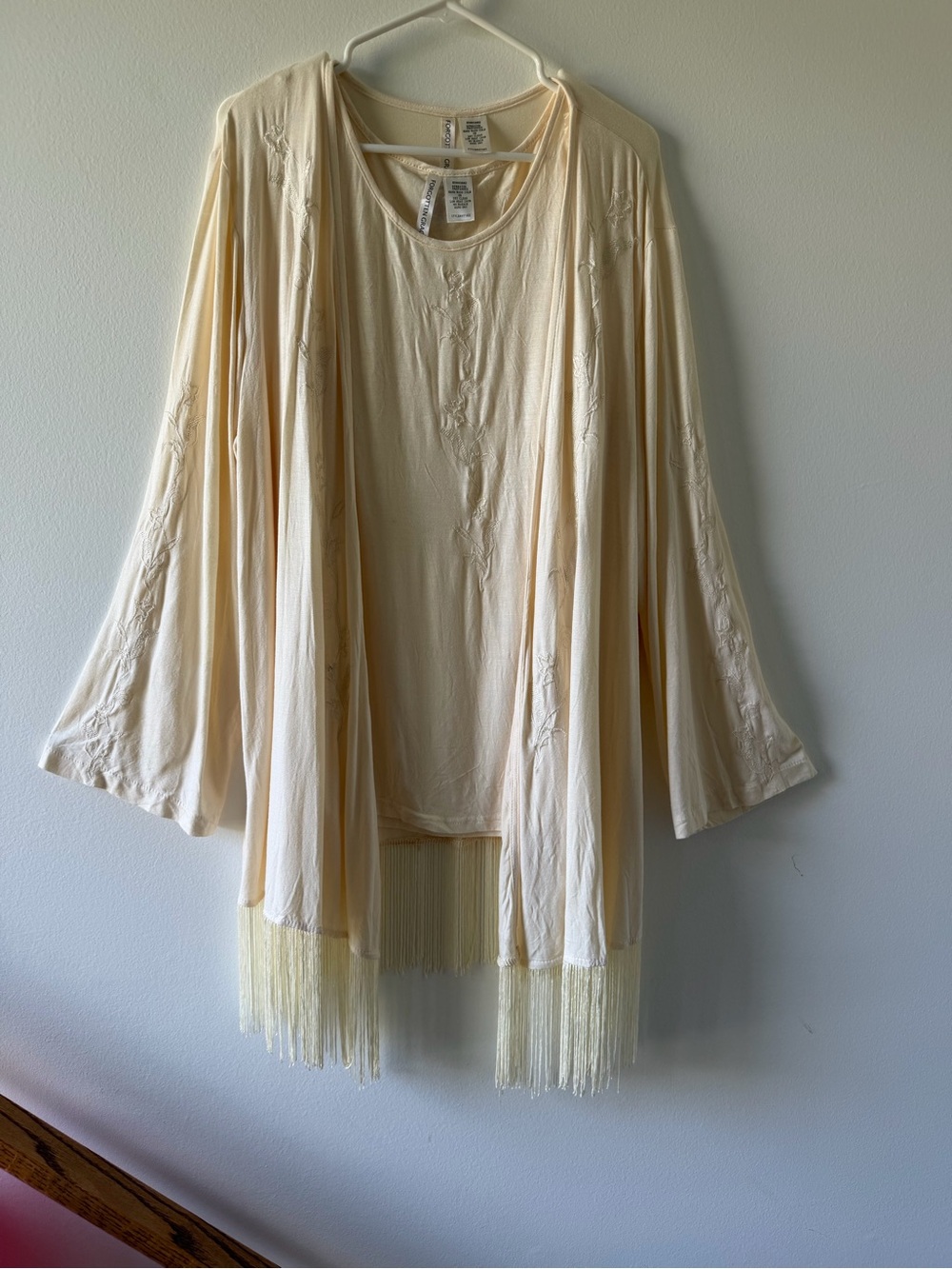 Forgotten Grace two-piece tank and cardi set